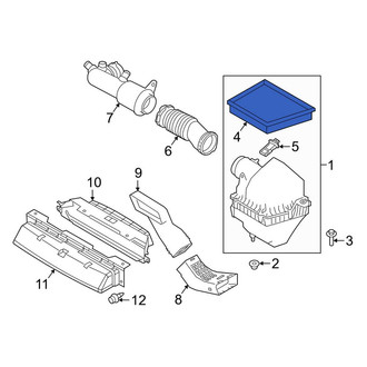 Land Rover OE - Right Engine Air Filter