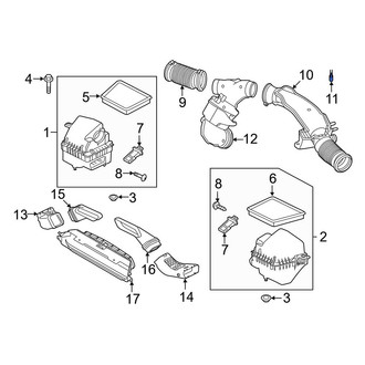 Land Rover OE - Engine Air Intake Hose Stud