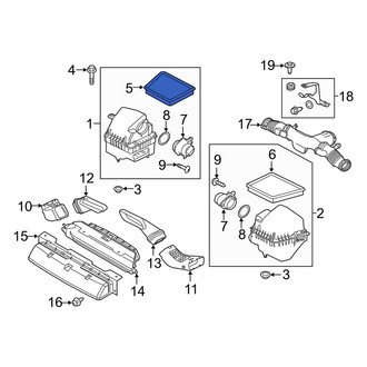 Land Rover OE - Right Engine Air Filter
