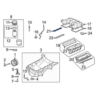 Land Rover OE - Left Engine Intake Manifold Gasket