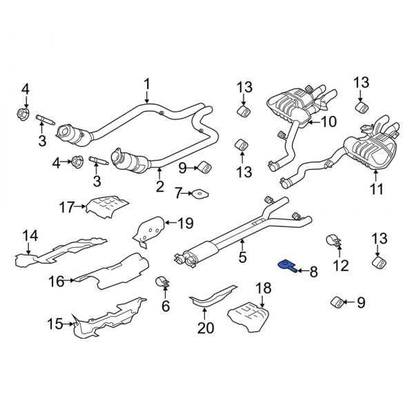 Exhaust System Hanger Bracket