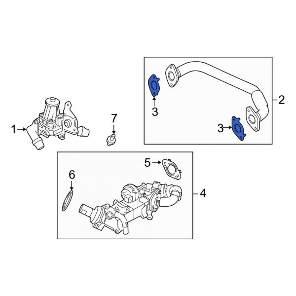 Exhaust Gas Recirculation (EGR) Tube Gasket