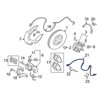 Land Rover OE - Front ABS Wheel Speed Sensor