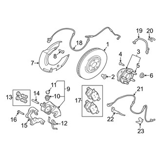 Land Rover OE - Front Suspension - Brake Components (325 mm & 349 mm)