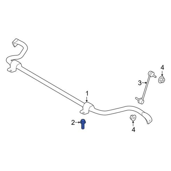 Suspension Stabilizer Bar Bracket Bolt