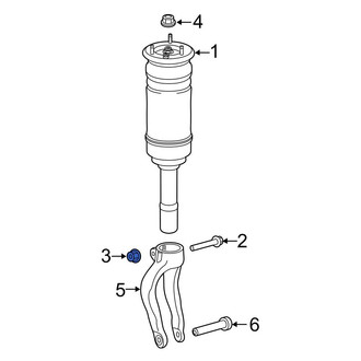 Land Rover OE - Lower Suspension Shock Absorber Nut