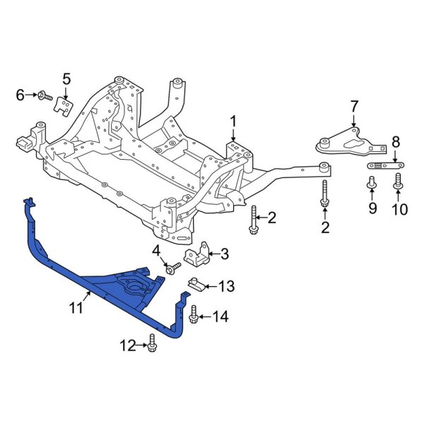 Suspension Subframe Crossmember Brace