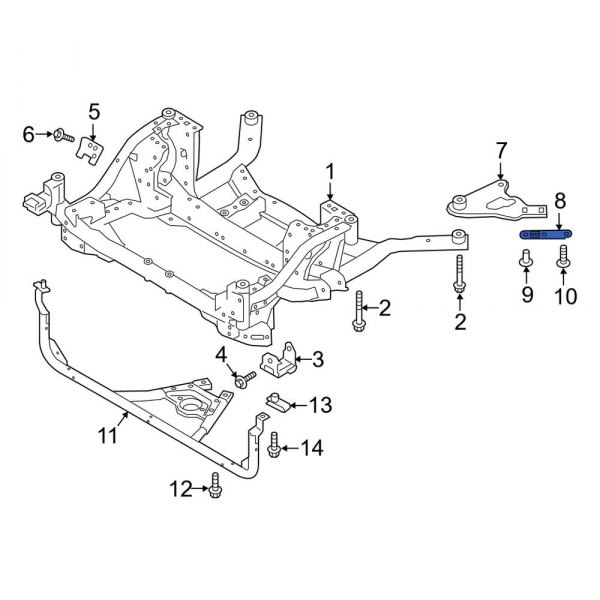 Suspension Crossmember Reinforcement Brace