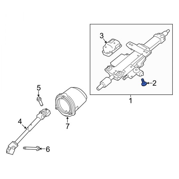 Steering Column Bolt