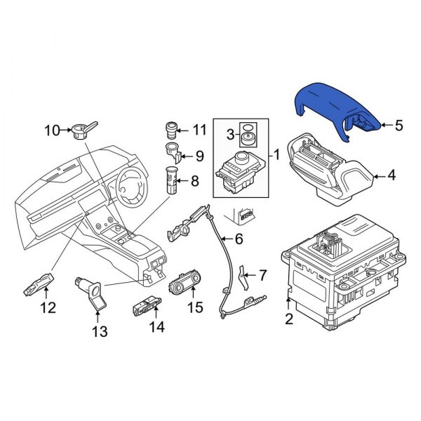 Automatic Transmission Shift Handle