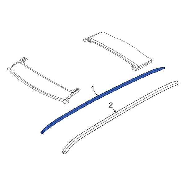 Roof Luggage Carrier Side Rail