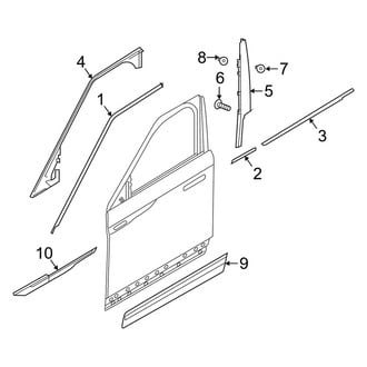 Land Rover OE - Front Door - Exterior Trim