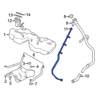 Land Rover OE - Fuel Tank Vent Hose