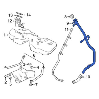 Land Rover OE - Upper Fuel Tank Filler Neck