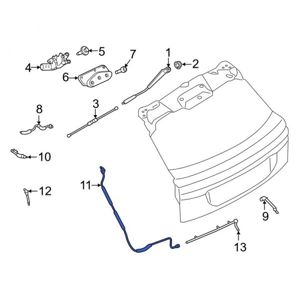 Liftgate Washer Hose