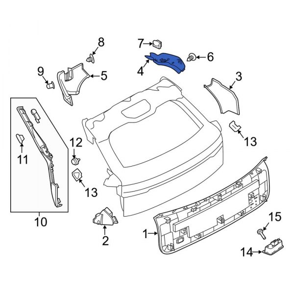 Liftgate Trim