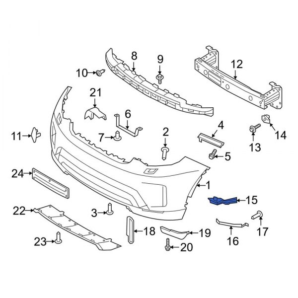 Land Rover OE LR083227 - Front Right Brake Air Duct