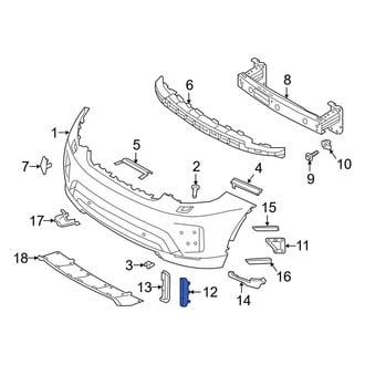 Land Rover OE - Front Left Bumper Cover Spacer Panel
