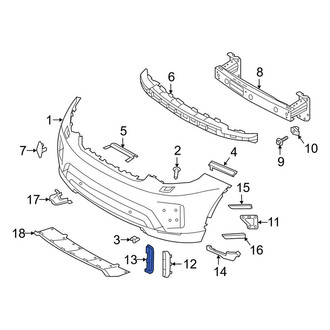 Land Rover OE - Front Left Grille
