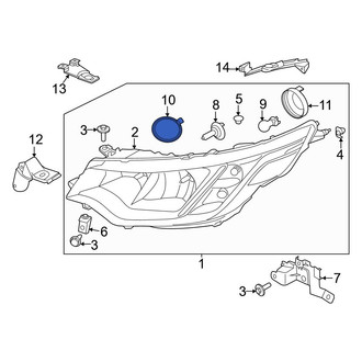 Land Rover OE - Front Inner Fender Liner Access Cover