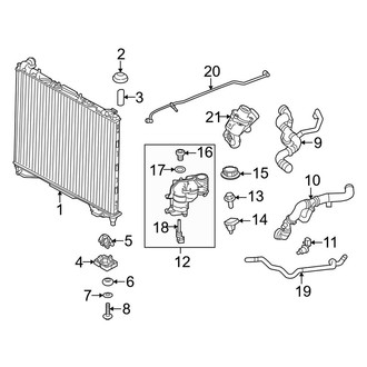Land Rover OE - Cooling - Radiator & Components (Main), (Diesel)