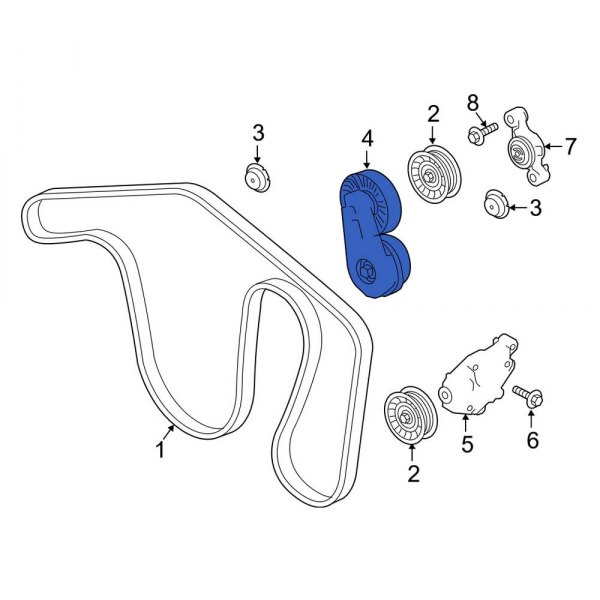 Accessory Drive Belt Tensioner Assembly