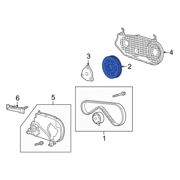 Accessory Drive Belt Idler Pulley