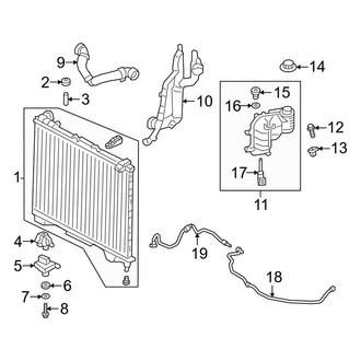 Land Rover OE - Cooling - Radiator & Components (Main), (2.0L)