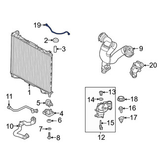 Land Rover OE - Engine Coolant Overflow Hose
