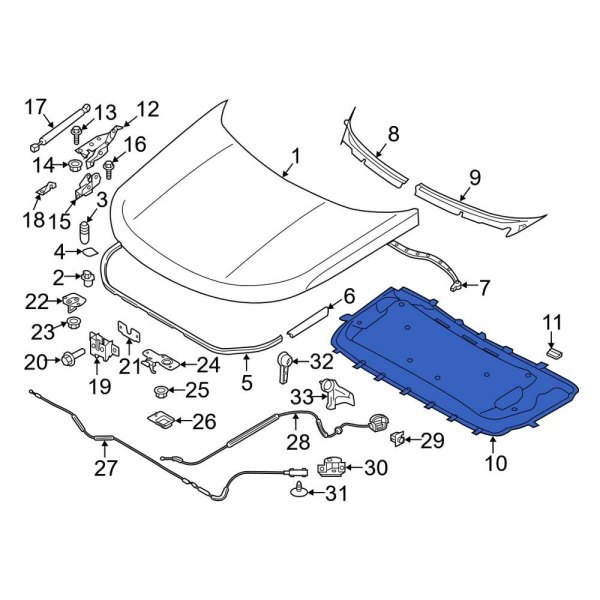 Hood Insulation Pad