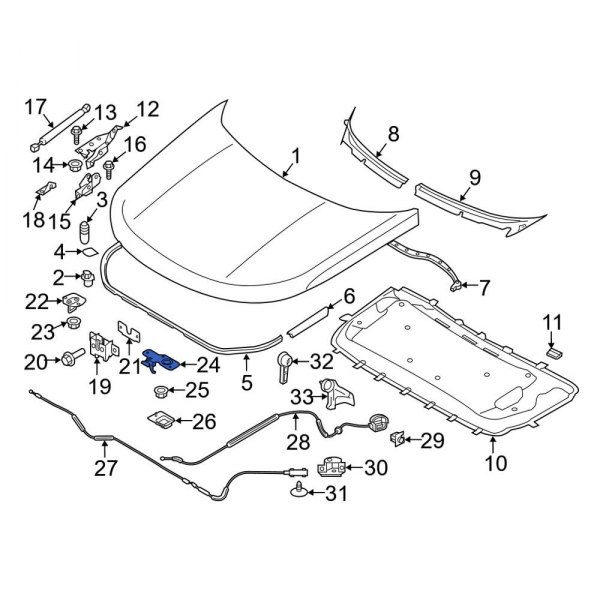 Hood Safety Catch