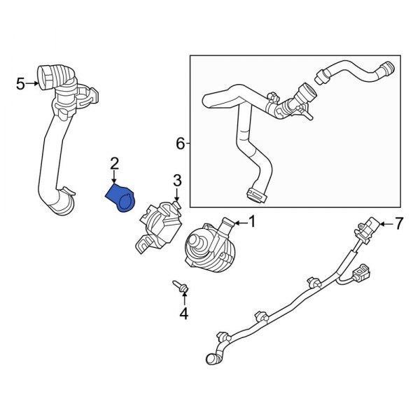 Engine Water Pump Bracket