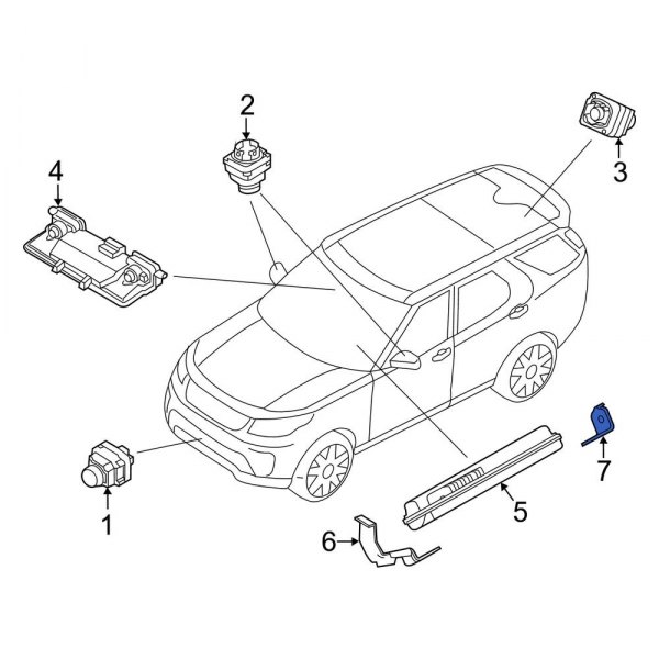 Parking Aid System Control Module Bracket