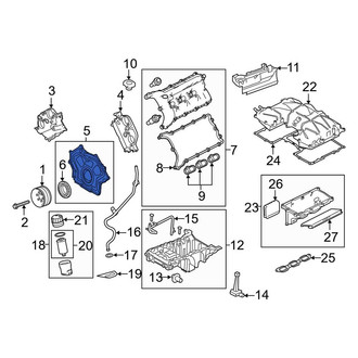 Land Rover OE - Lower Engine Timing Cover