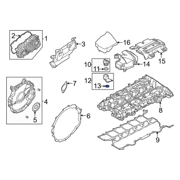 Engine Oil Filler Tube Seal