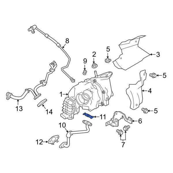 Turbocharger Oil Line Gasket