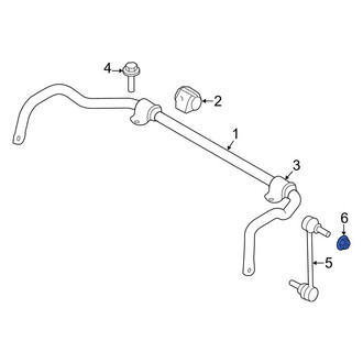 Land Rover OE - Front Upper Suspension Control Arm Nut