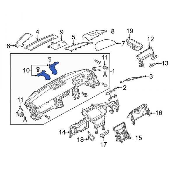 Instrument Panel Air Duct