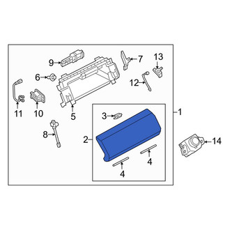 Land Rover OE - Front Upper Glove Box Door