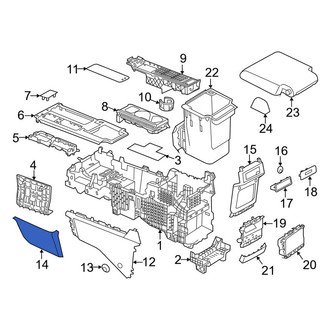 Land Rover OE - Center Left Console Panel