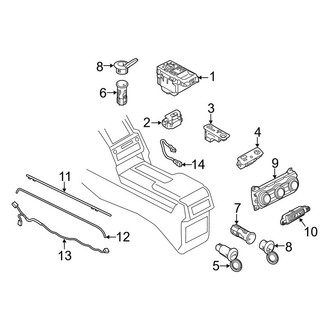 Land Rover OE - Console - Electrical Components (Heater Control & Switches)