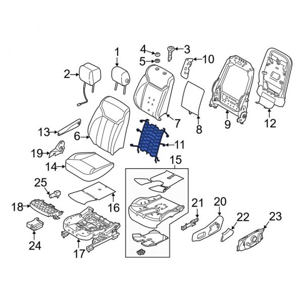 Seat Back Cushion Spring