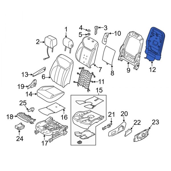 Seat Back Panel