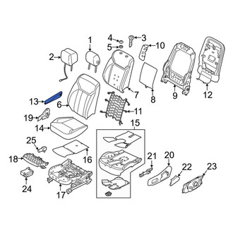 Land Rover OE - Front Left Seat Armrest