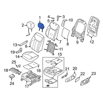 Land Rover OE - Front Right Headrest