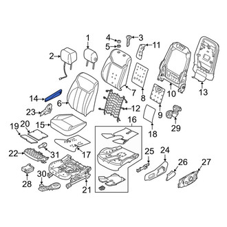 Land Rover OE - Front Left Seat Armrest