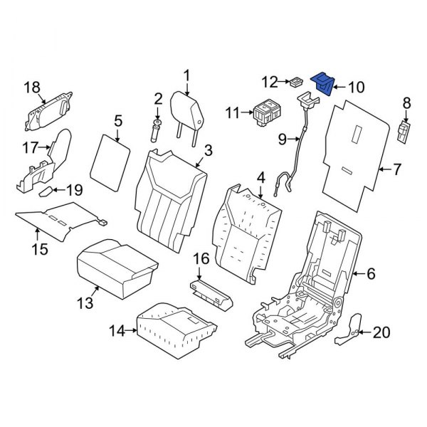 Seat Latch Cover