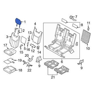Land Rover OE - Rear Headrest