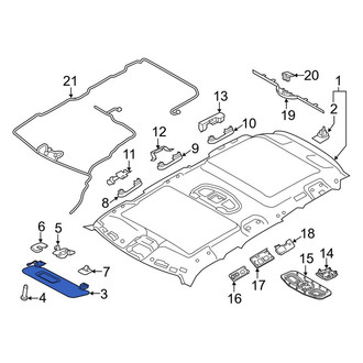 Land Rover OE - Left Sun Visor