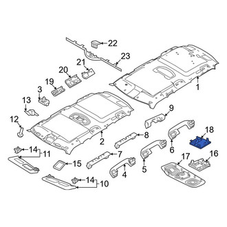 Land Rover OE - Upper Overhead Console